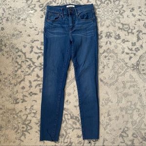 Madewell Roadtripper Raw Hem Jeans Size 26